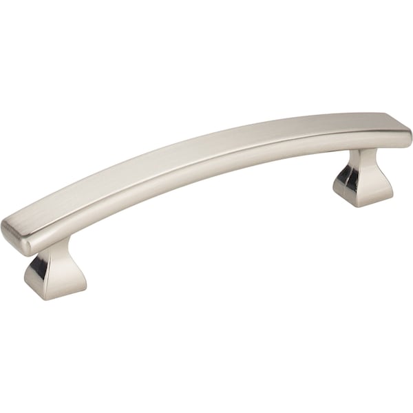 Elements 96 mm Center-to-Center Satin Nickel Square Hadly Cabinet Pull 449-96SN - main